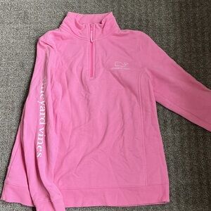 Vineyard Vines Women's Pink Cowl Neck Sweater